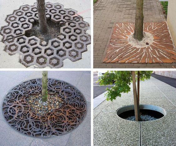 Iron Tree Grates