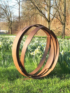 Rusty Metal Ring Sculpture Rusty Metal Ring Sculpture