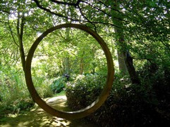 Rusty Metal Ring Sculpture Rusty Metal Ring Sculpture