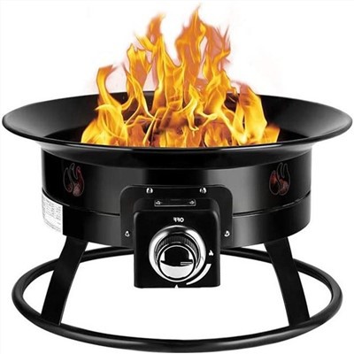 Mini fogueira a gás propano