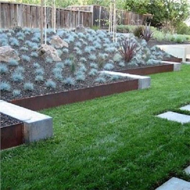 Borda de aço corten