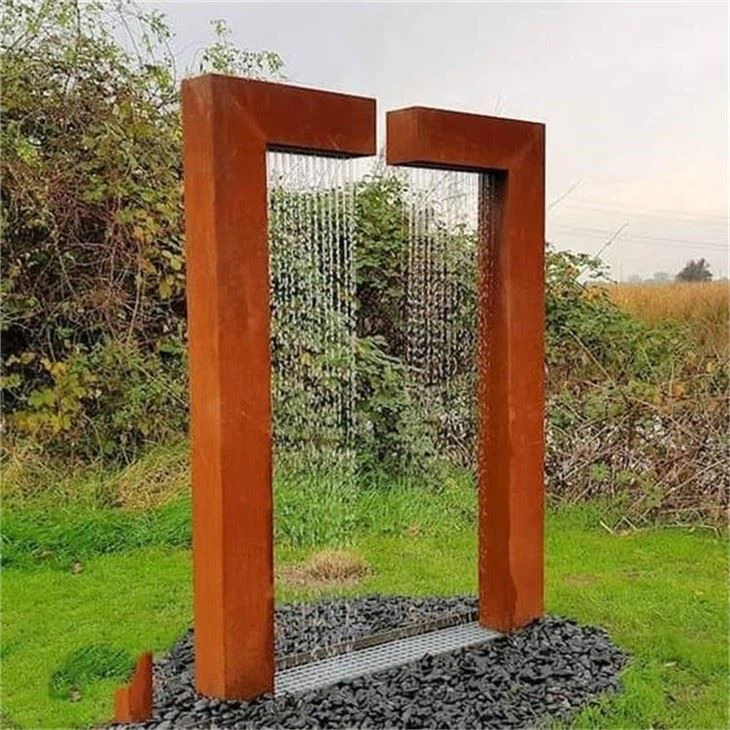 Round Steel Water Features