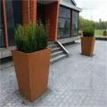 Corten Steel Planter Boxes And Inserts