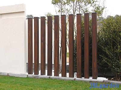 Weathering Steel Fence