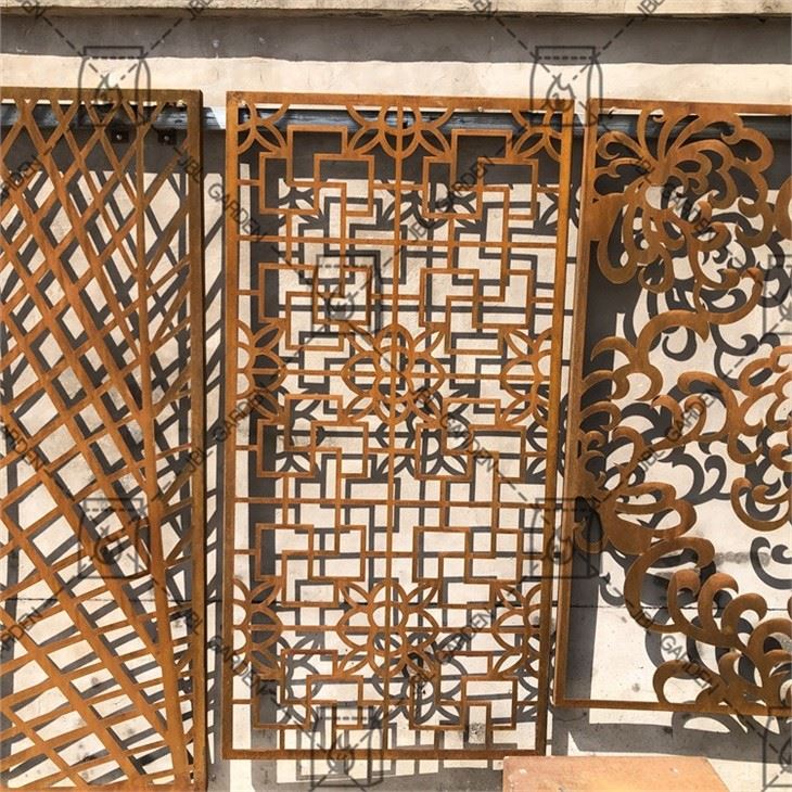 Tela de metal decorativa de aço cortada a laser