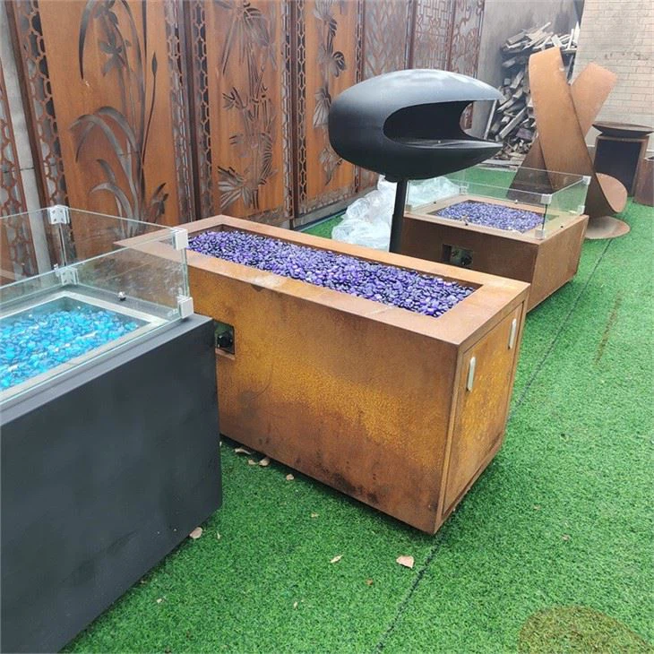 Metal Burner Gas Fire Pit