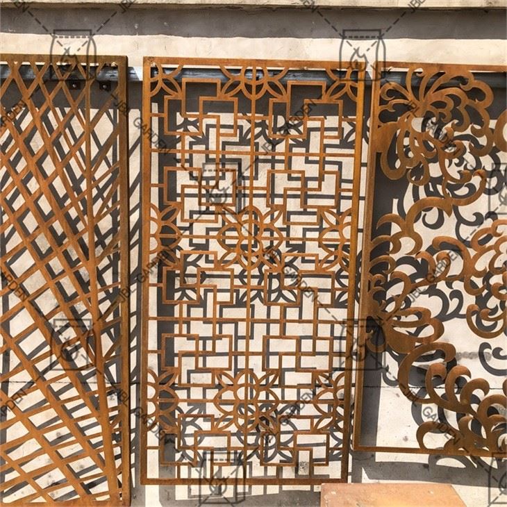 Tela de corten de painel de aço metálico