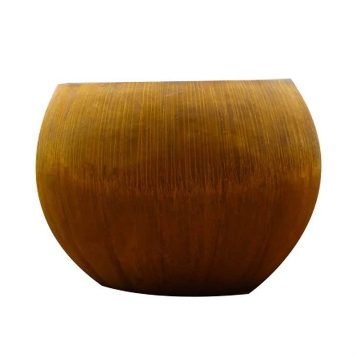 Modern Style Large Corten Steel Planter Boxes