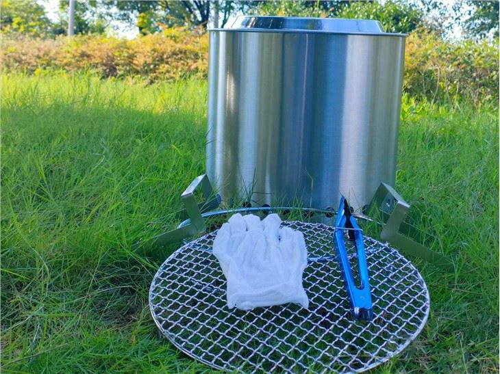 Camping ao ar livre sem fumaça 15inch solo fogão