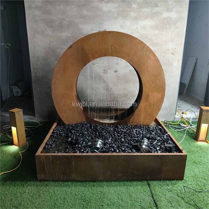Característica de Água de Aço Corten Enferrujado