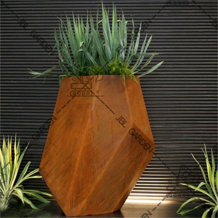 Silver Metal Planter