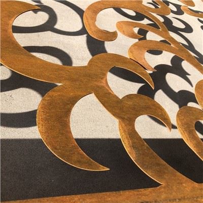 Tela de metal decorativa para jardim