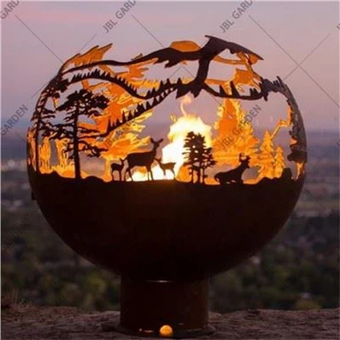 Bola de Fogueira Decoração Externa