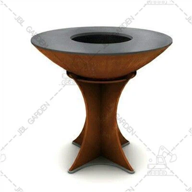 Fogueira com carvão