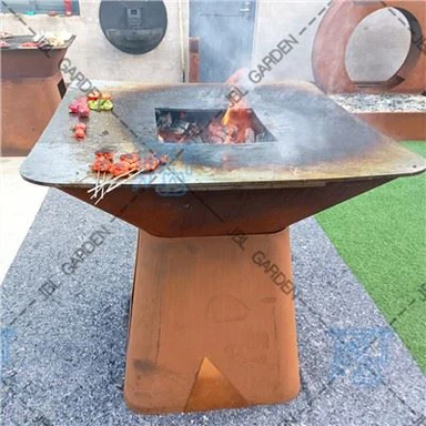 Rack de metal para churrasco