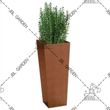 Caixa quadrada para plantas