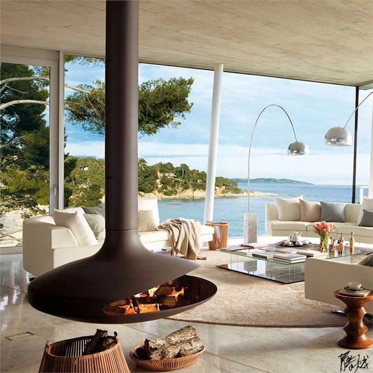 Suspended Fireplace