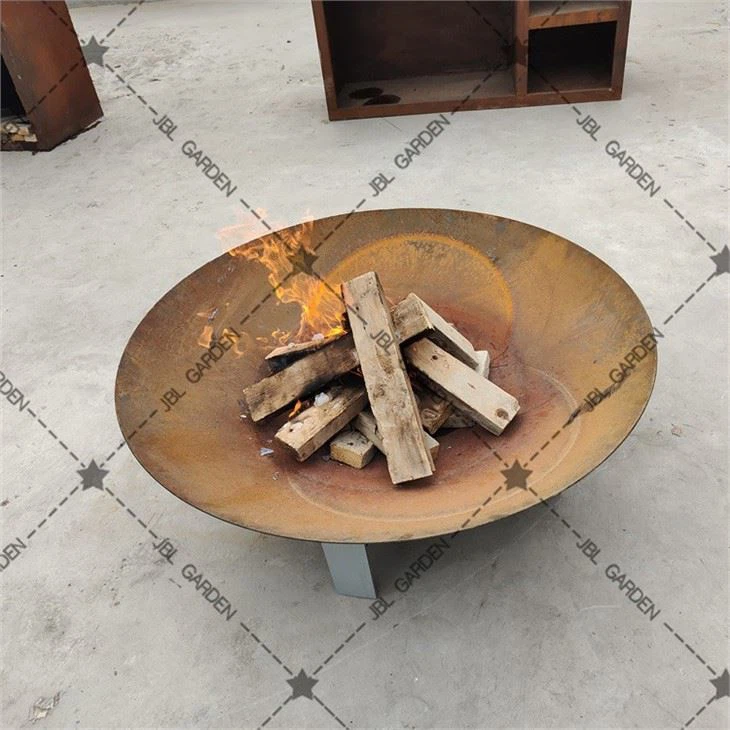 Unique Outdoor Round Fireplace
