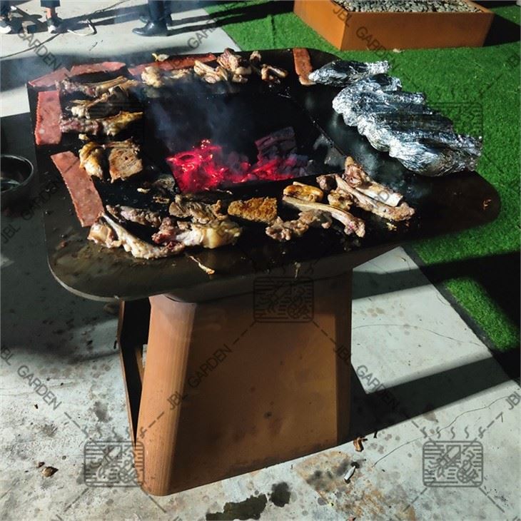 Wooden Burning Barbecue For Camping