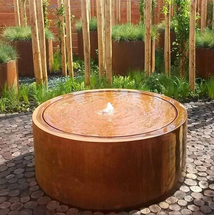 Corten Pond Fountains