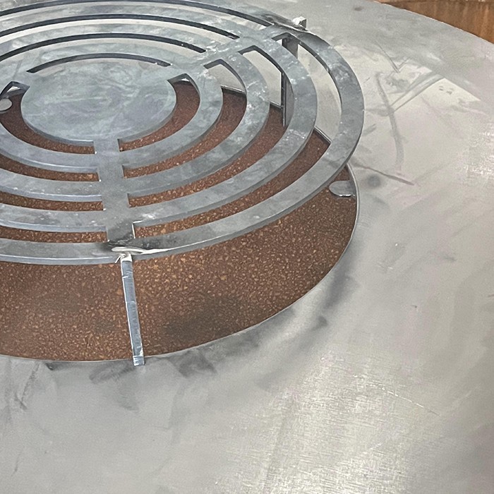 Durable Weathering Steel Barbecue Grill For Outdoor Patios best