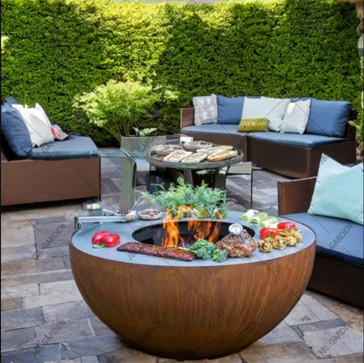 Factory Corten BBQ Grill
