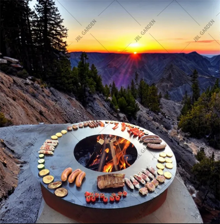 Factory Corten BBQ Grill