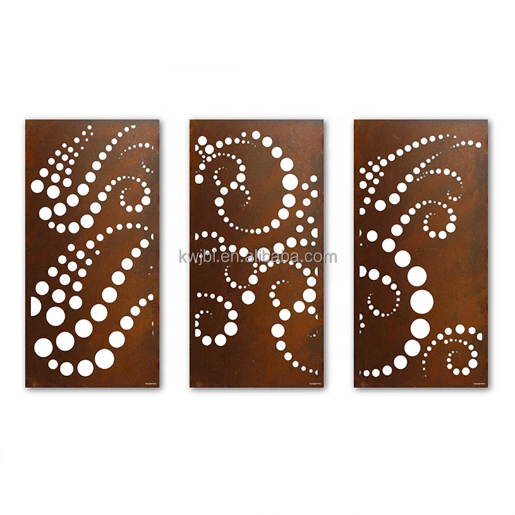Partition Corten Steel Fence For Municipal Projects