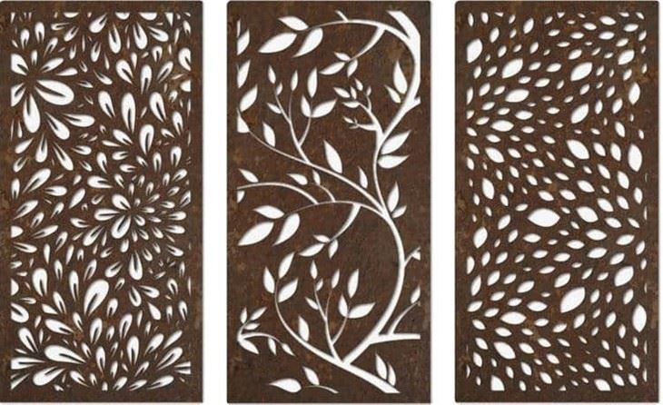 Partition Corten Steel Fence For Municipal Projects