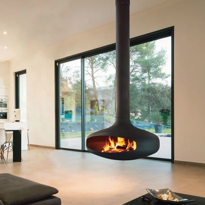 Modern Indoor Suspended Fireplace factory