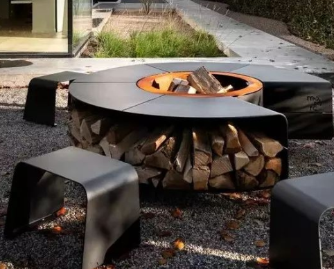 Garden Fire Pit Table