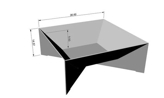 Simple Geometric Firepit