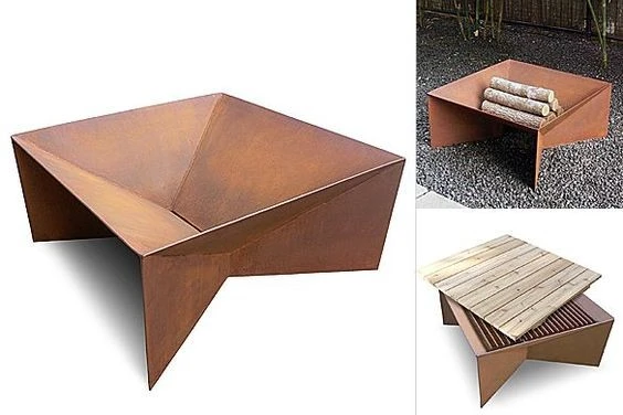 Simple Geometric Firepit