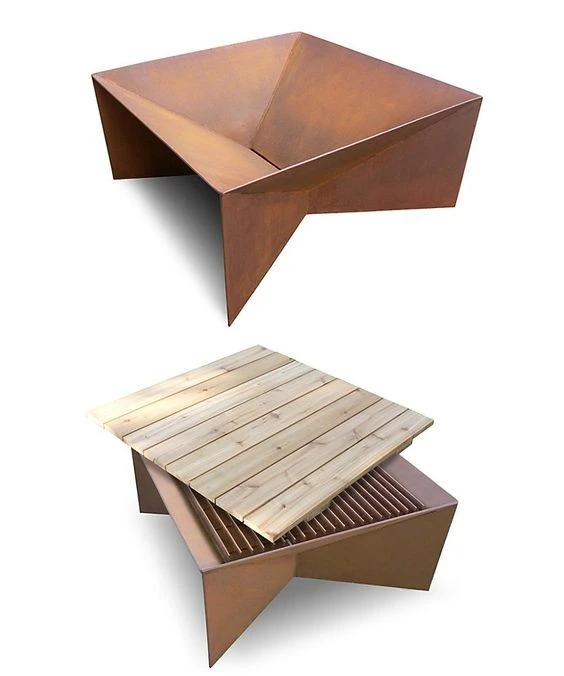 Simple Geometric Firepit