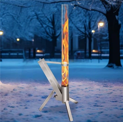 Fogão a pellets de aço com design moderno