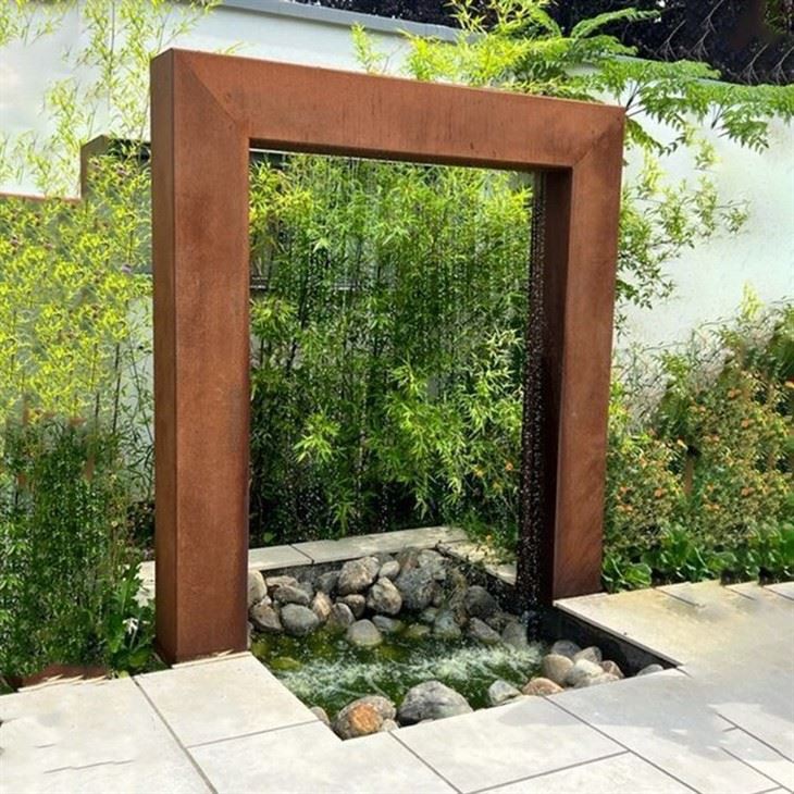 Steel Water Features Waterfall high quality